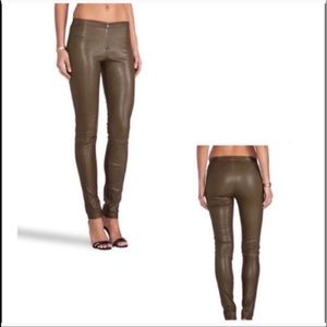 Alice + Olivia leather pants